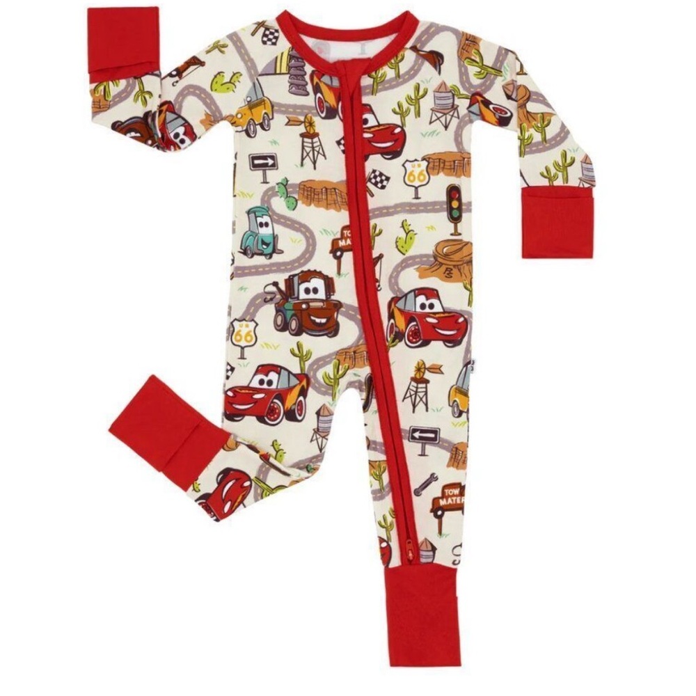 NWT Little Sleepies Disney Pixar Cars Radiator Springs 3T Zippy